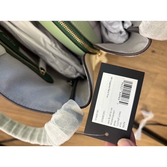 NWT Kate Spade Color Block Beach Glass Large Pebbled Shoulder Bag - Picture 5 of 5